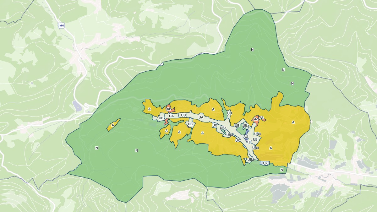Aperçu cartographique de Steige, centré sur la commune