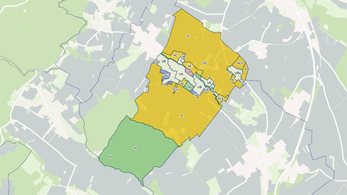 Aperçu cartographique de Steinseltz, centré sur la commune