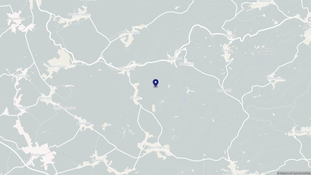 Aperçu cartographique de Struth, centré sur la commune