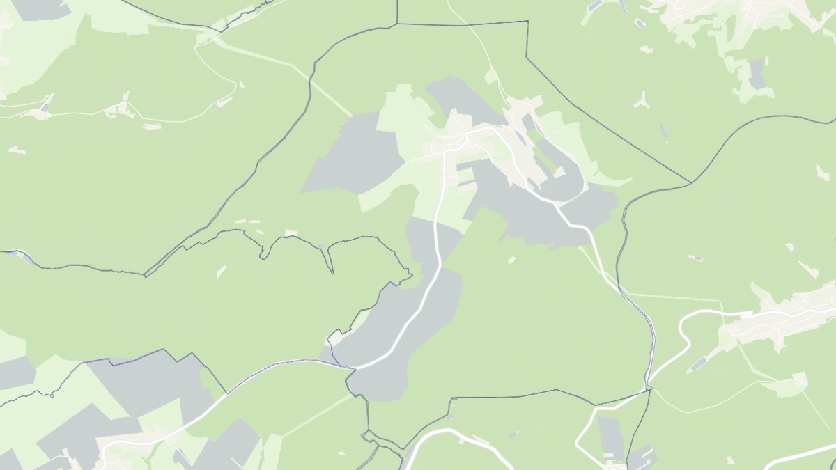 Aperçu cartographique de Volksberg, centré sur la commune