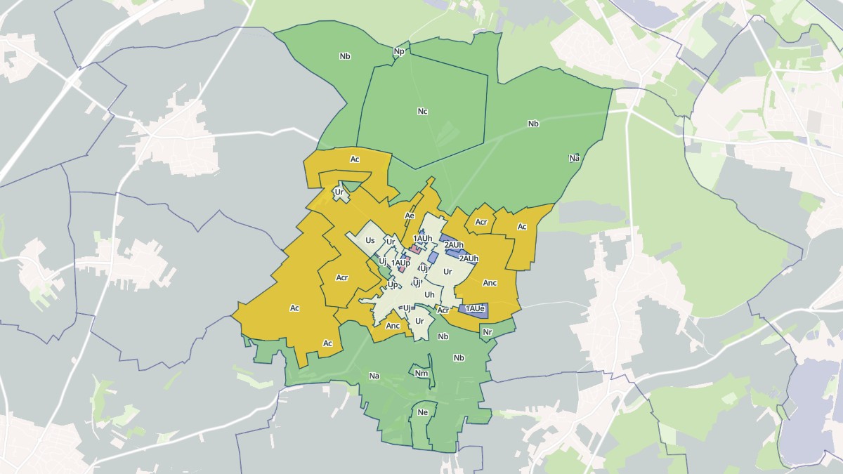 Aperçu cartographique de Weitbruch, centré sur la commune