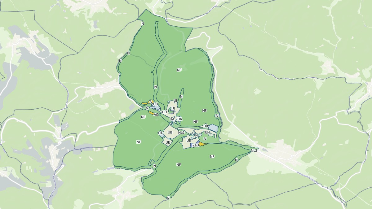Aperçu cartographique de Wingen-sur-Moder, centré sur la commune