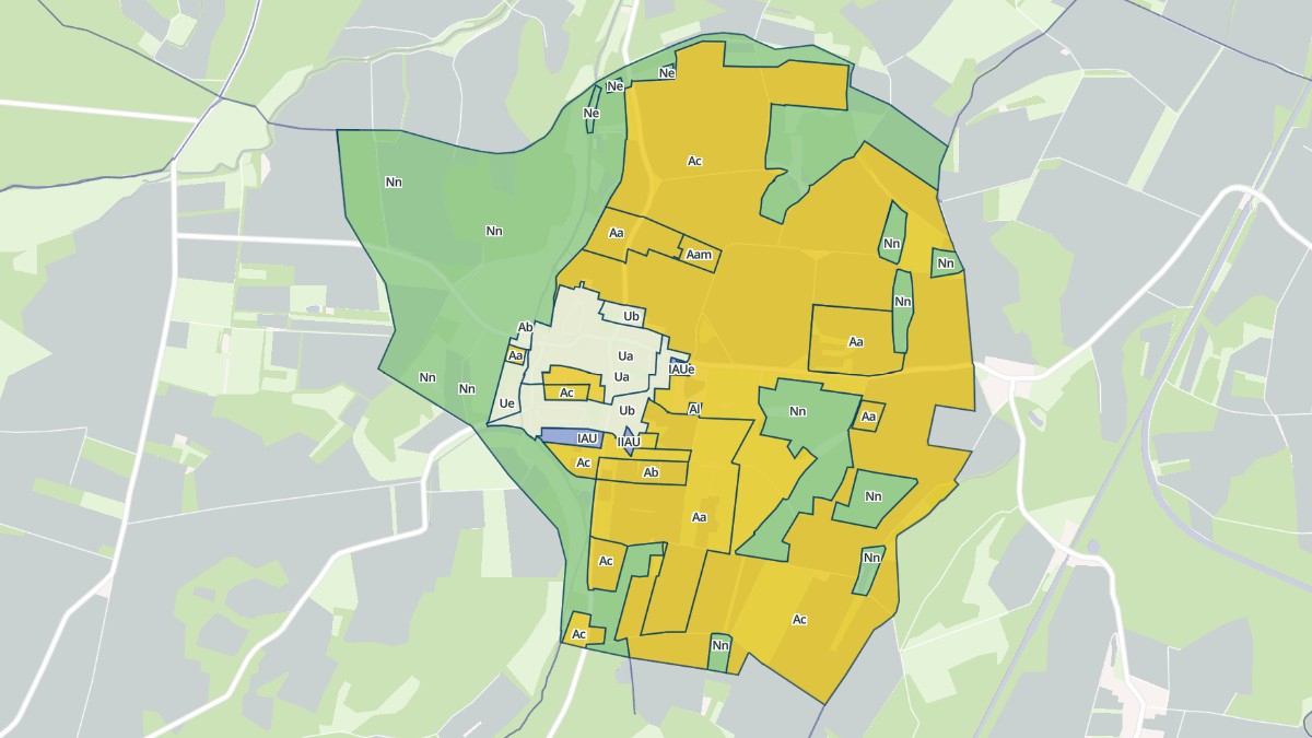 Aperçu cartographique de Witternheim, centré sur la commune