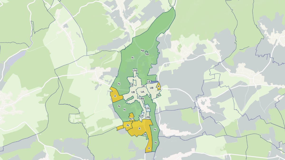 Aperçu cartographique de Wœrth, centré sur la commune