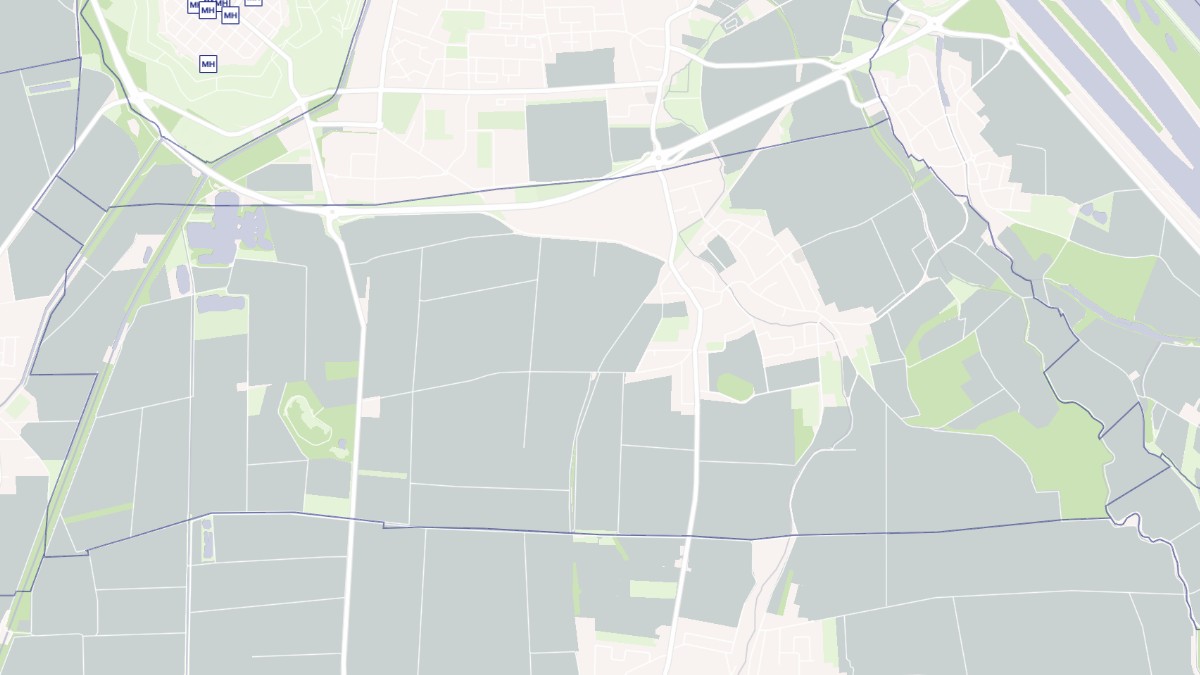 Aperçu cartographique de Algolsheim, centré sur la commune