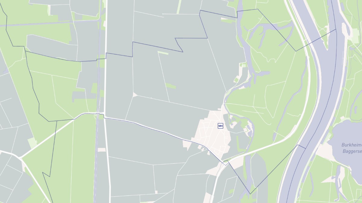 Aperçu cartographique de Baltzenheim, centré sur la commune
