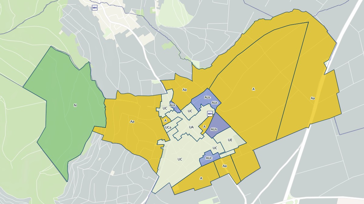 Aperçu cartographique de Bergholtz, centré sur la commune