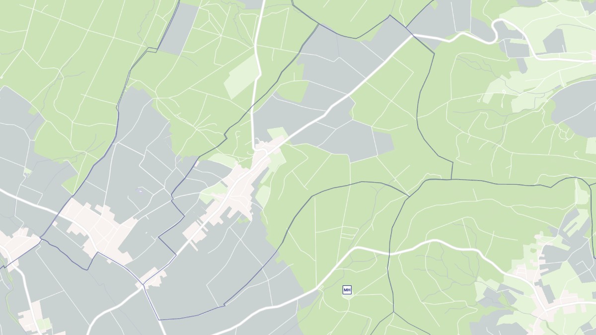 Aperçu cartographique de Bettlach, centré sur la commune