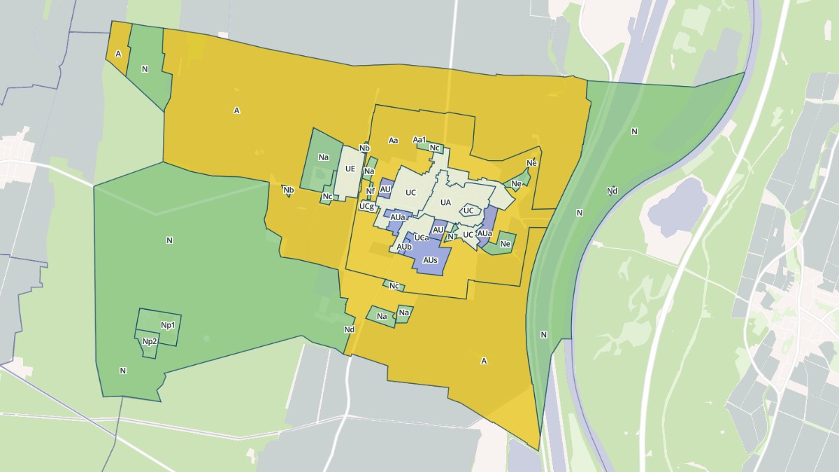Aperçu cartographique de Blodelsheim, centré sur la commune