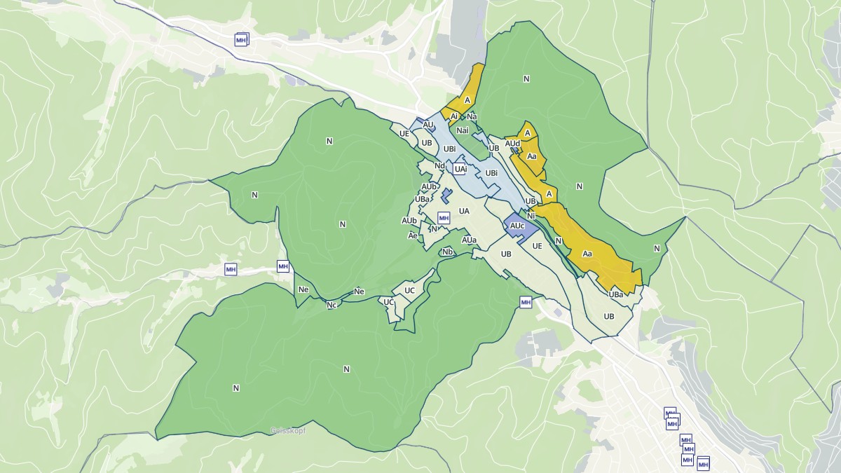 Aperçu cartographique de Buhl, centré sur la commune