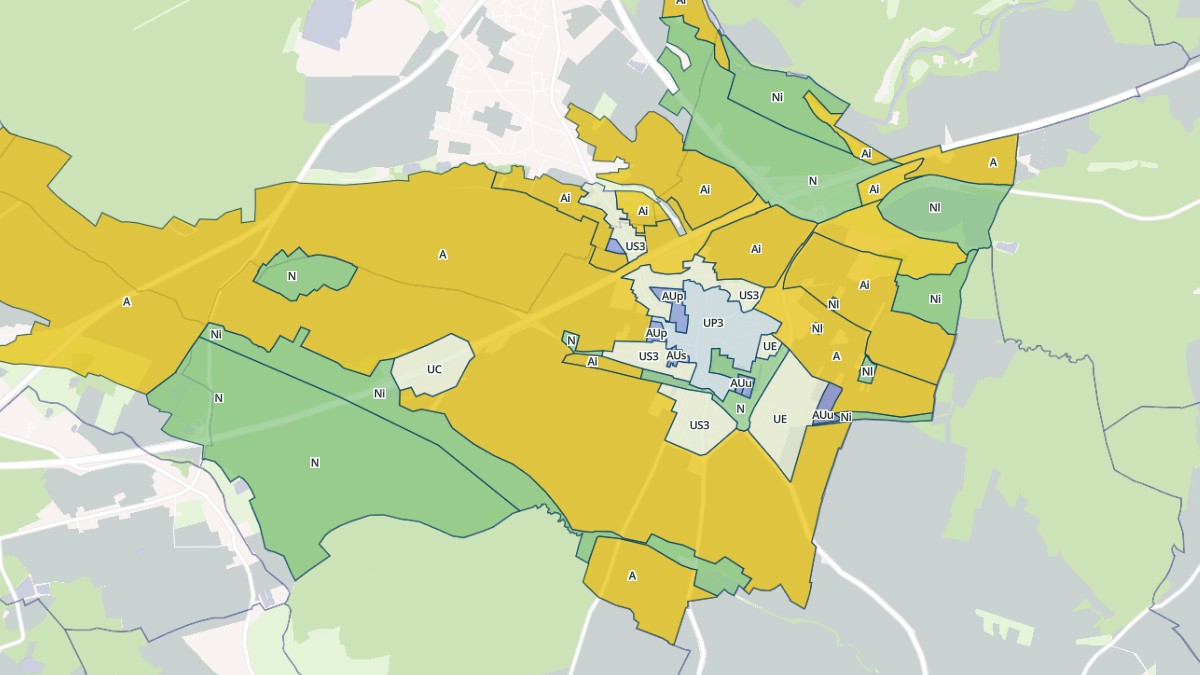 Aperçu cartographique de Burnhaupt-le-Bas, centré sur la commune