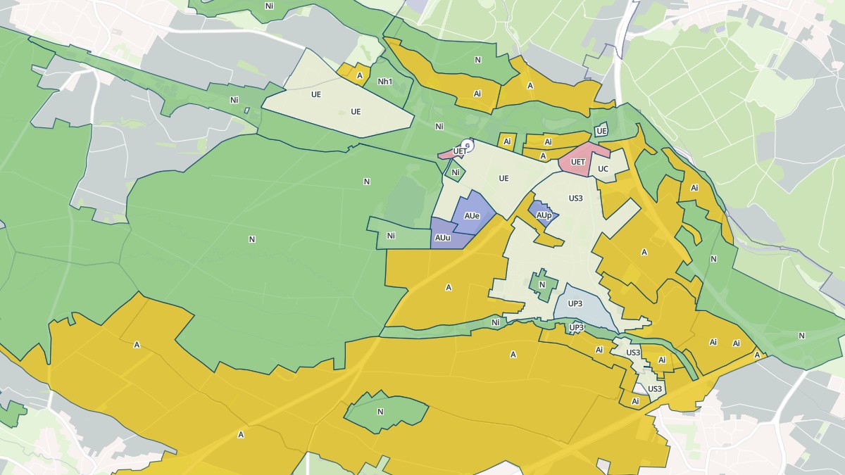 Aperçu cartographique de Burnhaupt-le-Haut, centré sur la commune