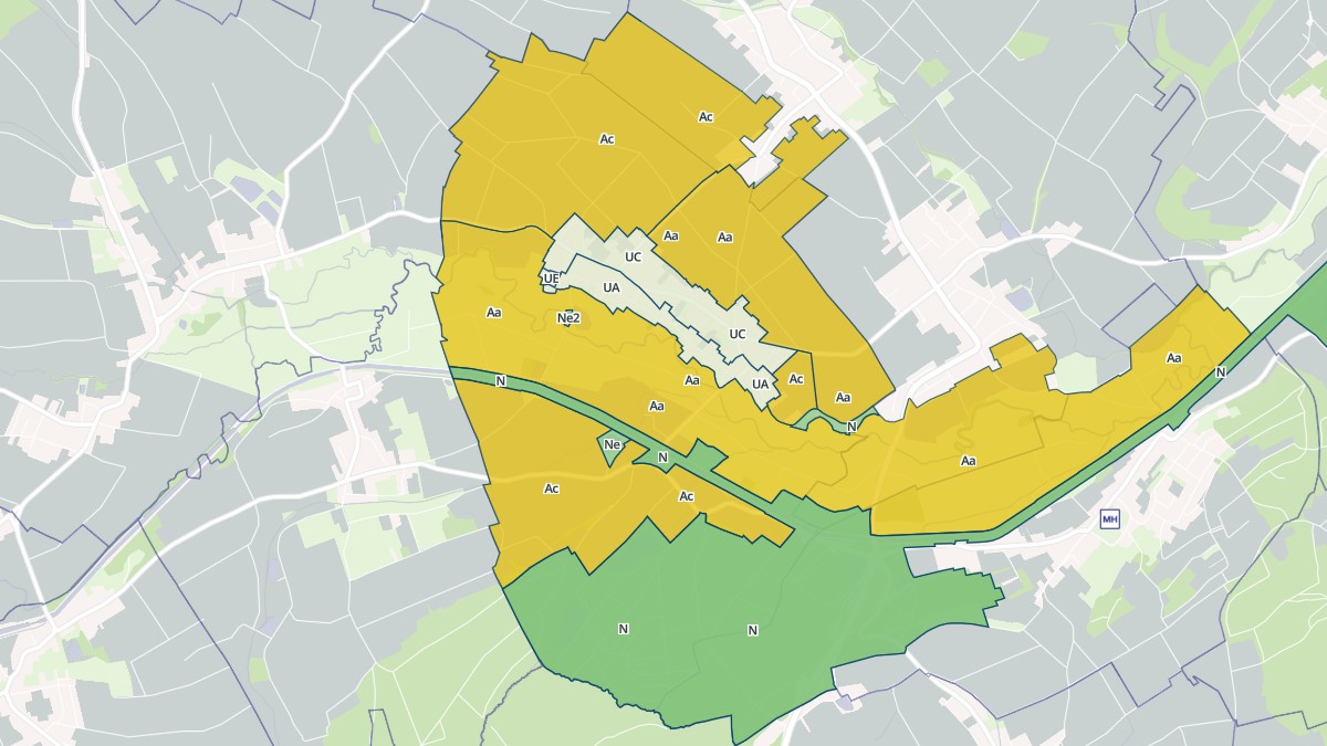 Aperçu cartographique de Saint-Bernard, centré sur la commune