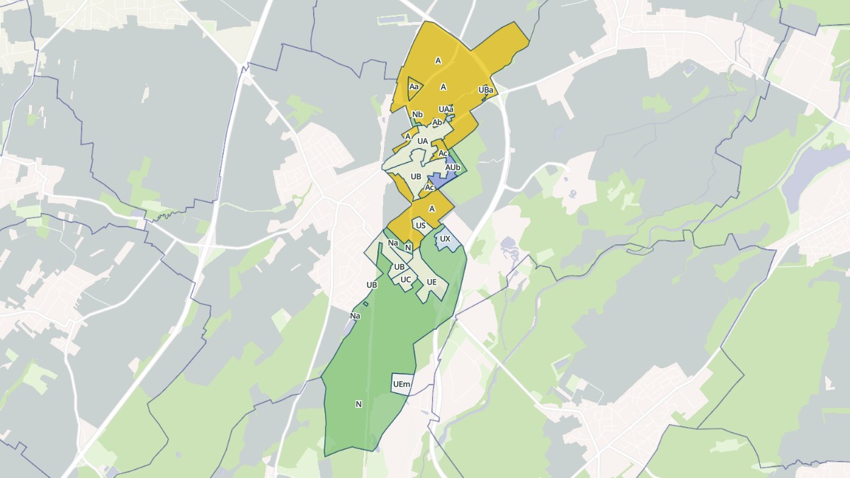 Aperçu cartographique de Feldkirch, centré sur la commune