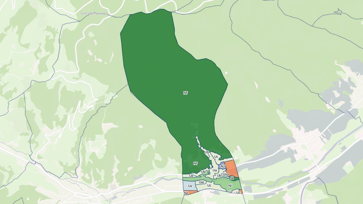 Aperçu cartographique de Gunsbach, centré sur la commune