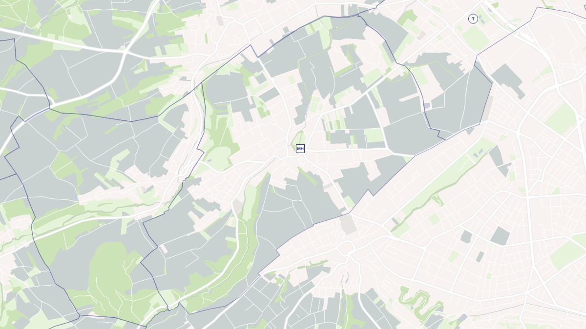 Aperçu cartographique de Hégenheim, centré sur la commune