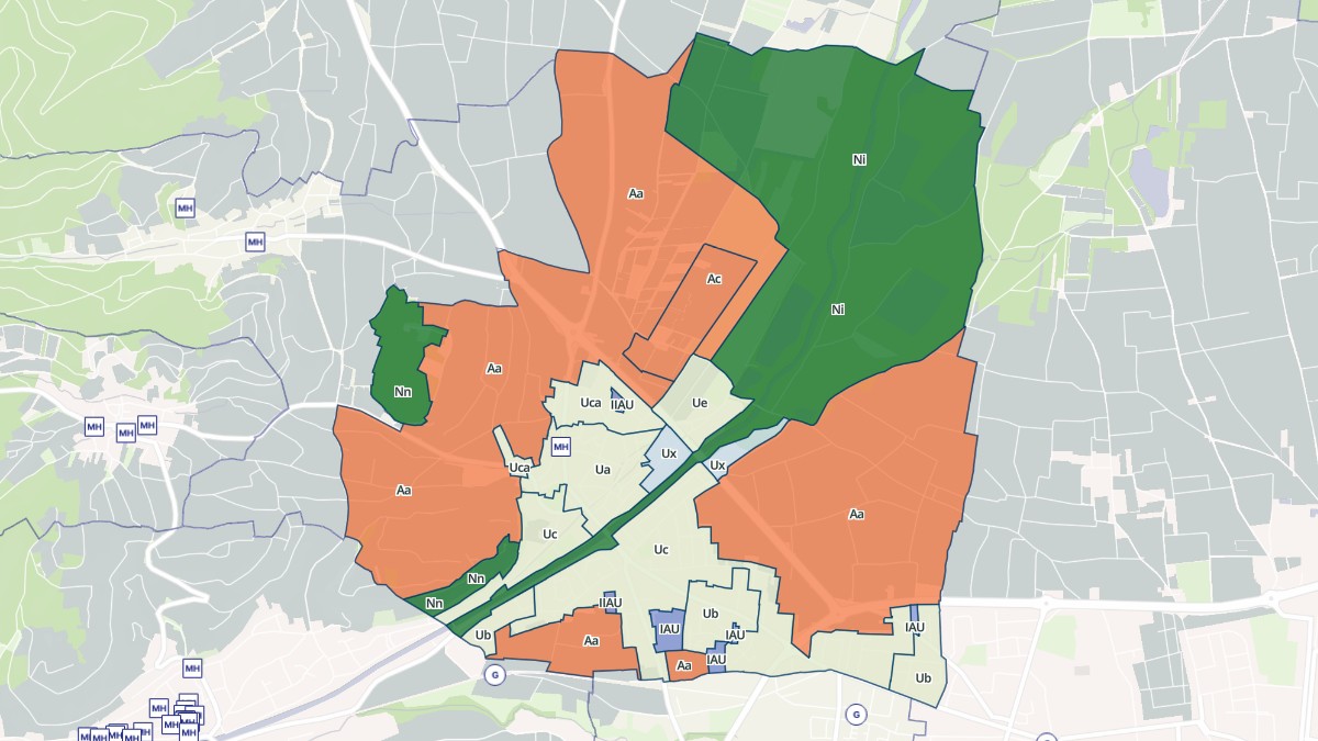 Aperçu cartographique de Ingersheim, centré sur la commune