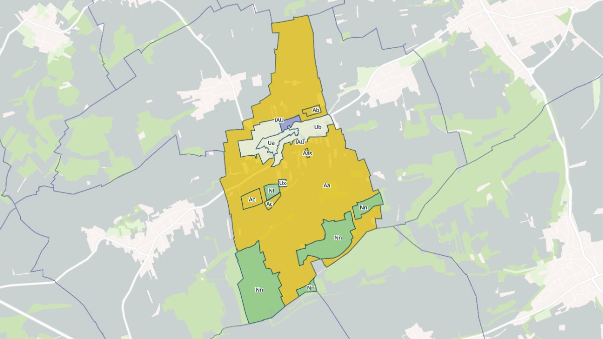 Aperçu cartographique de Kappelen, centré sur la commune