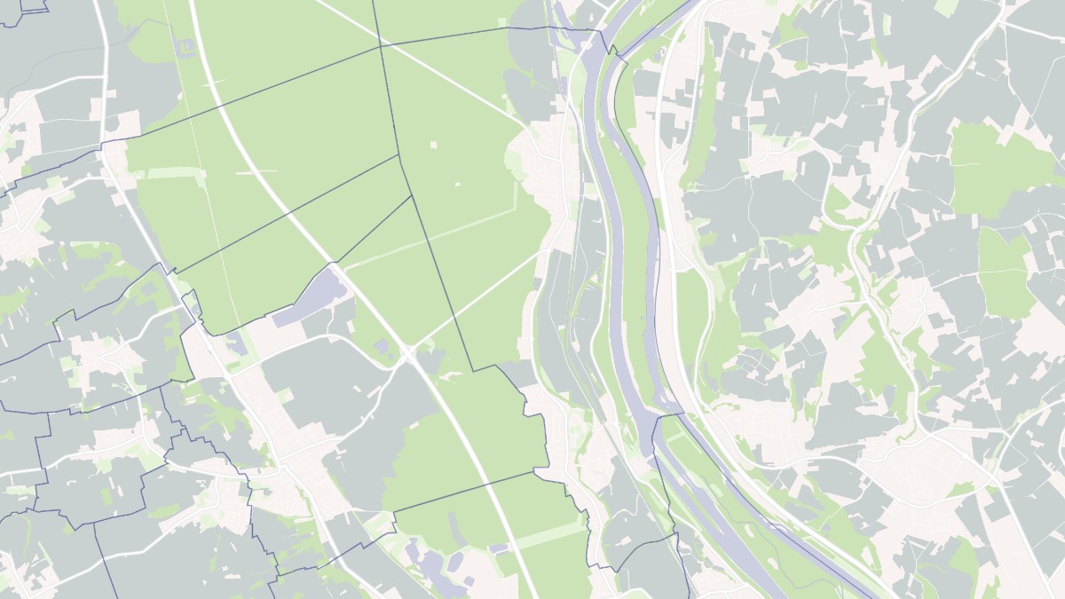 Aperçu cartographique de Kembs, centré sur la commune