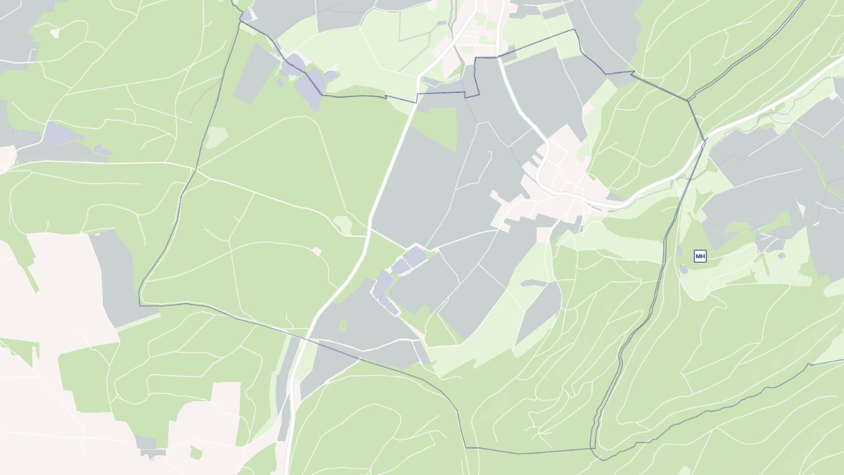 Aperçu cartographique de Levoncourt, centré sur la commune