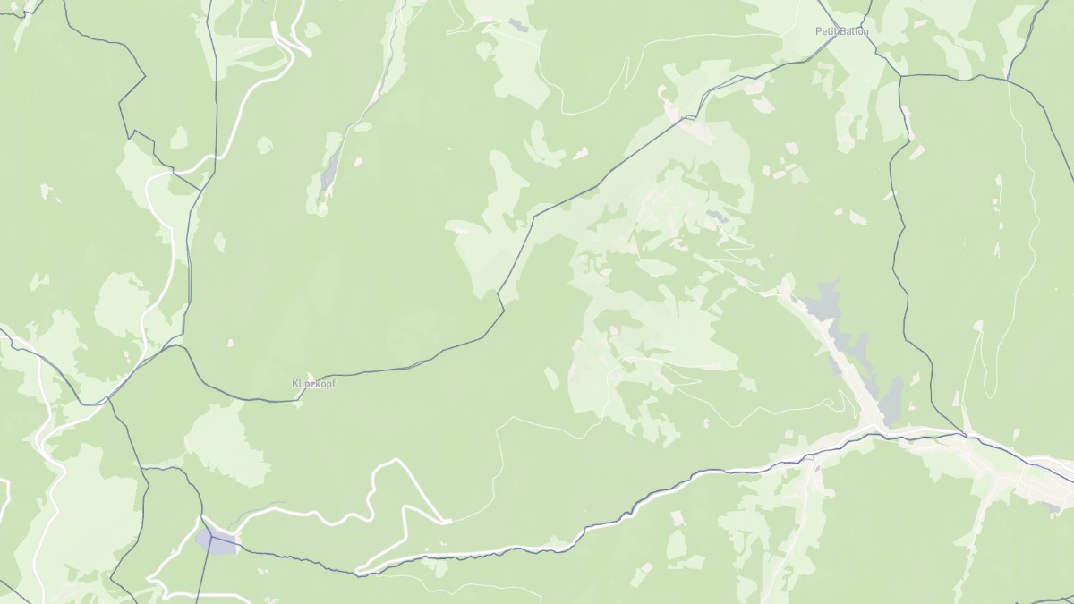 Aperçu cartographique de Linthal, centré sur la commune