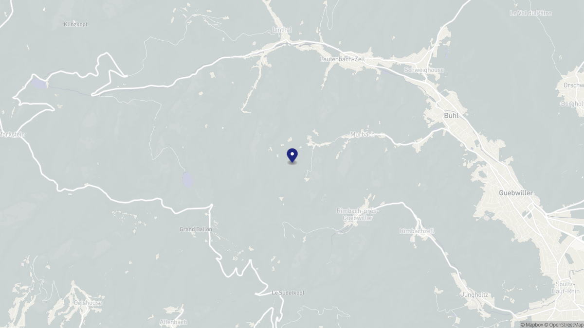 Aperçu cartographique de Murbach, centré sur la commune
