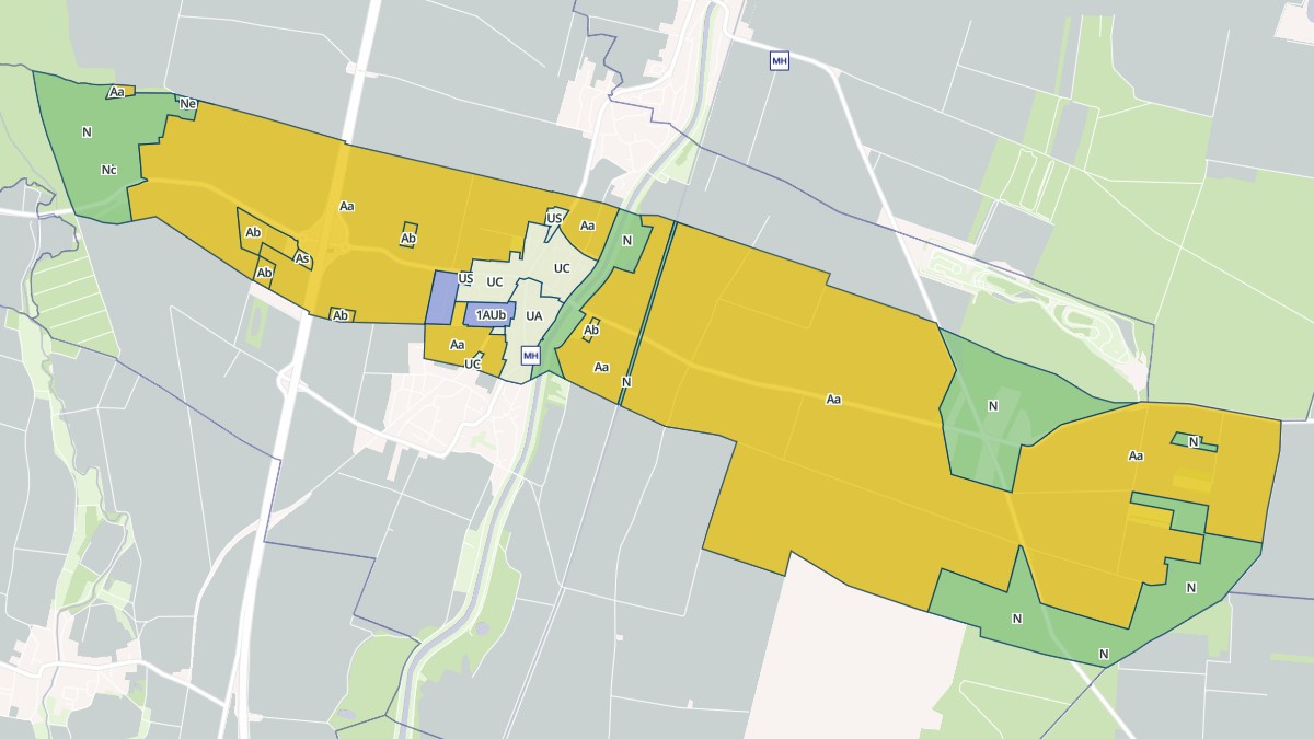 Aperçu cartographique de Niederentzen, centré sur la commune