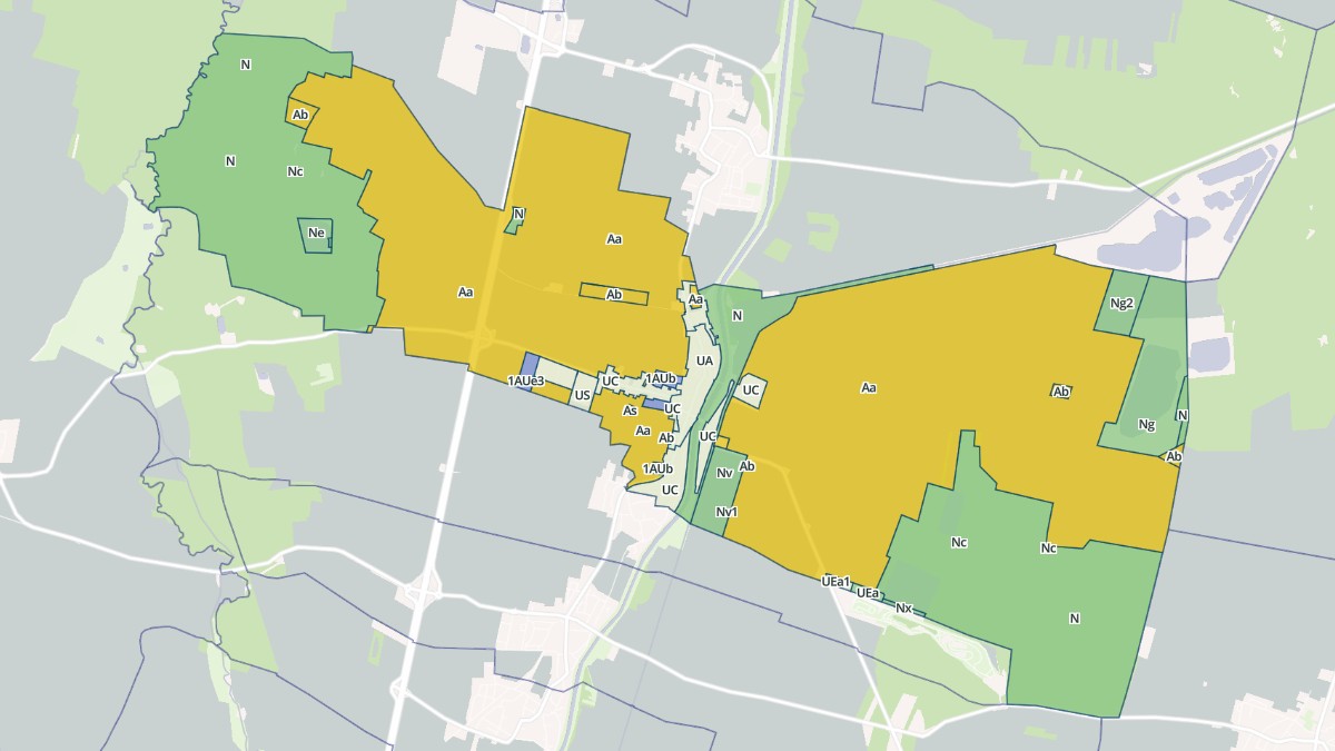 Aperçu cartographique de Oberhergheim, centré sur la commune