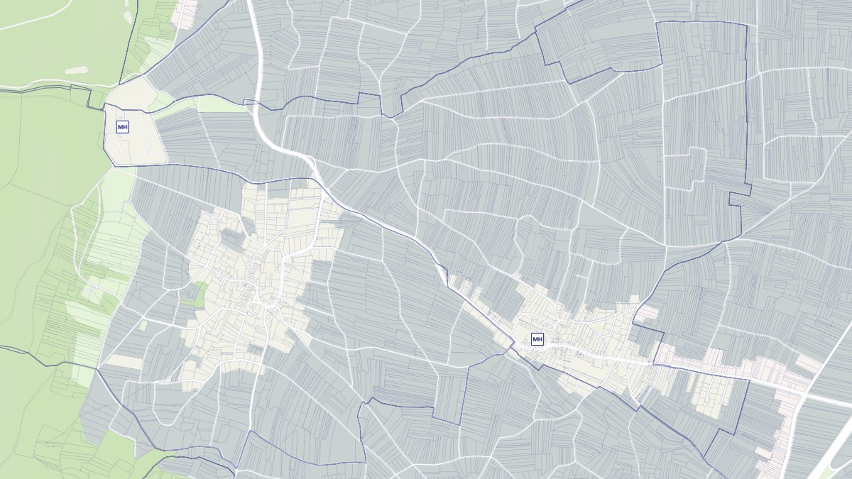 Aperçu cartographique de Obermorschwihr, centré sur la commune