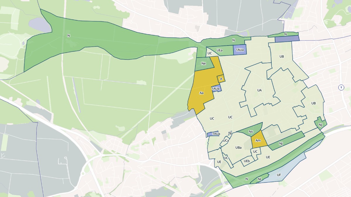 Aperçu cartographique de Pfastatt, centré sur la commune