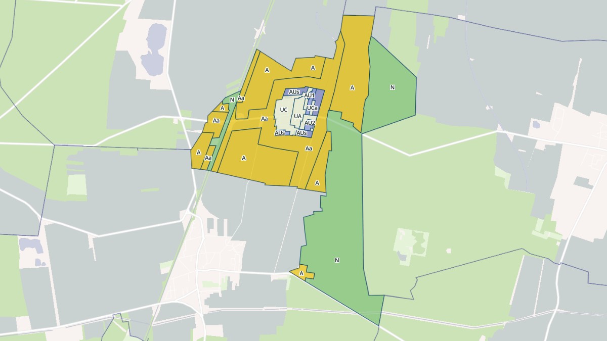 Aperçu cartographique de Roggenhouse, centré sur la commune