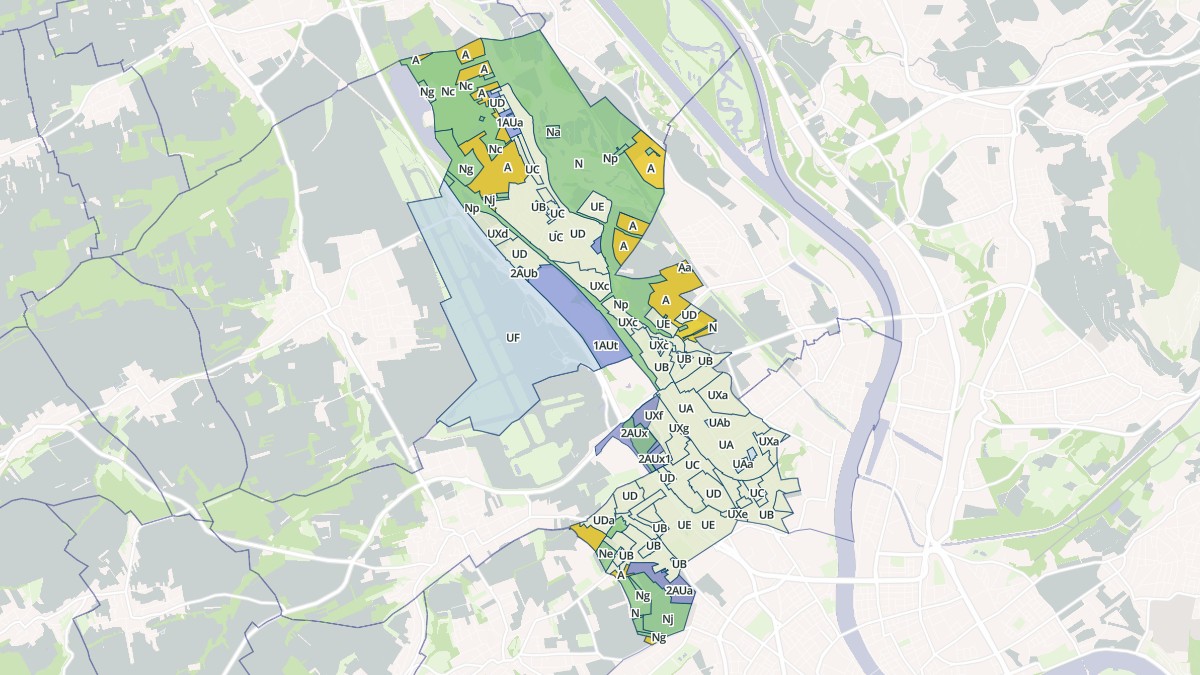 Aperçu cartographique de Saint-Louis, centré sur la commune