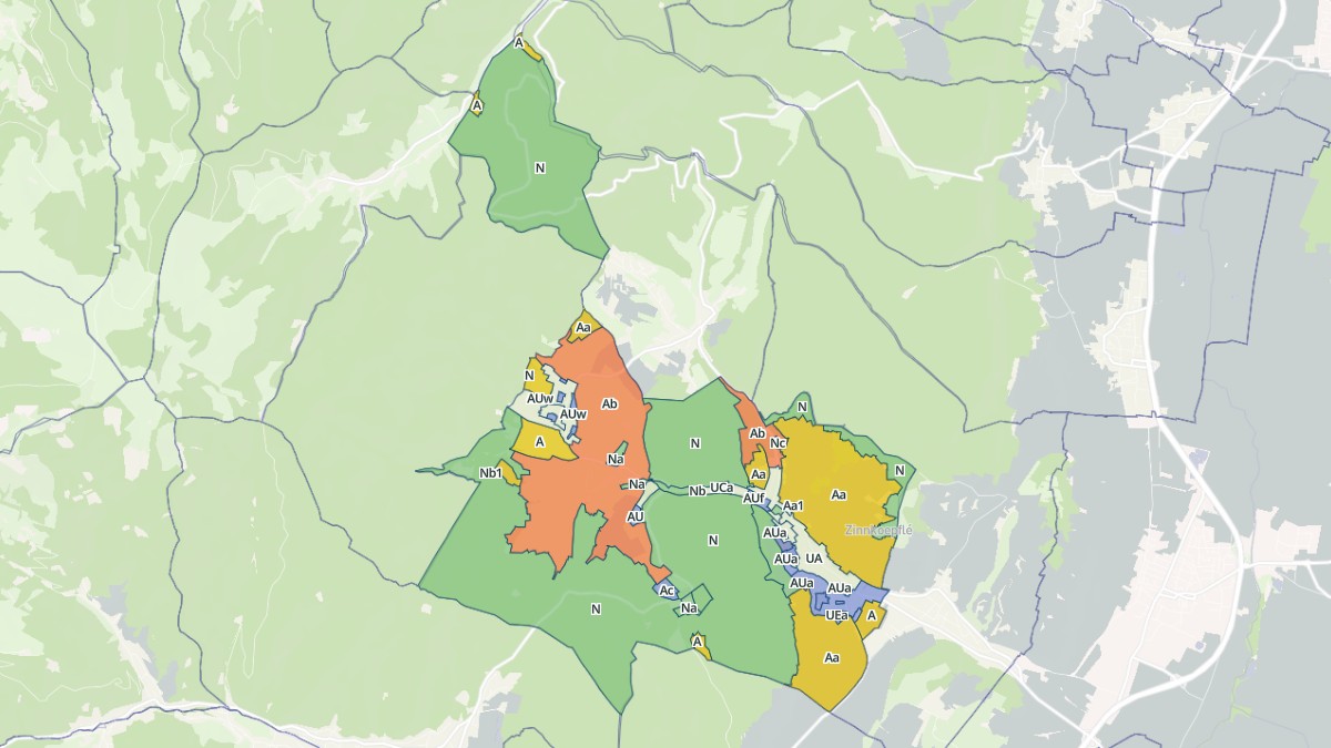 Aperçu cartographique de Soultzmatt, centré sur la commune