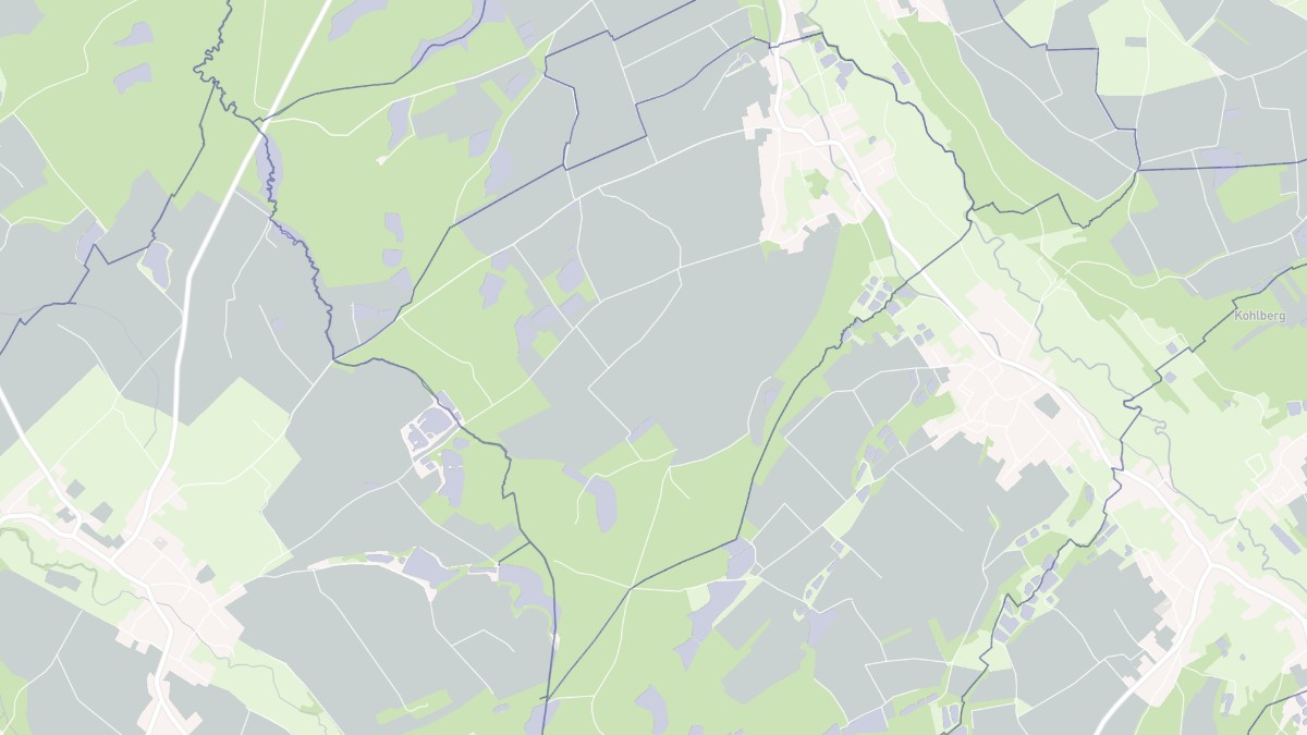 Aperçu cartographique de Strueth, centré sur la commune
