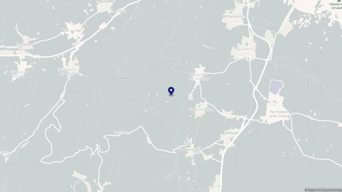 Aperçu cartographique de Vœgtlinshoffen, centré sur la commune