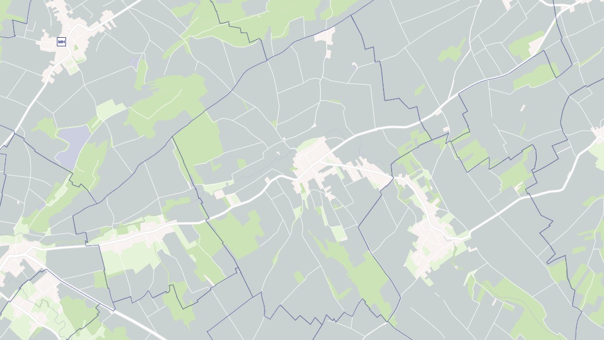 Aperçu cartographique de Wahlbach, centré sur la commune