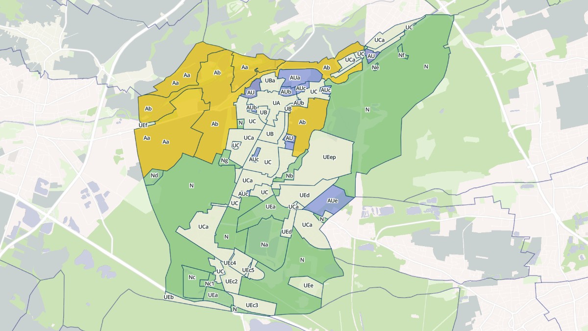 Aperçu cartographique de Wittelsheim, centré sur la commune