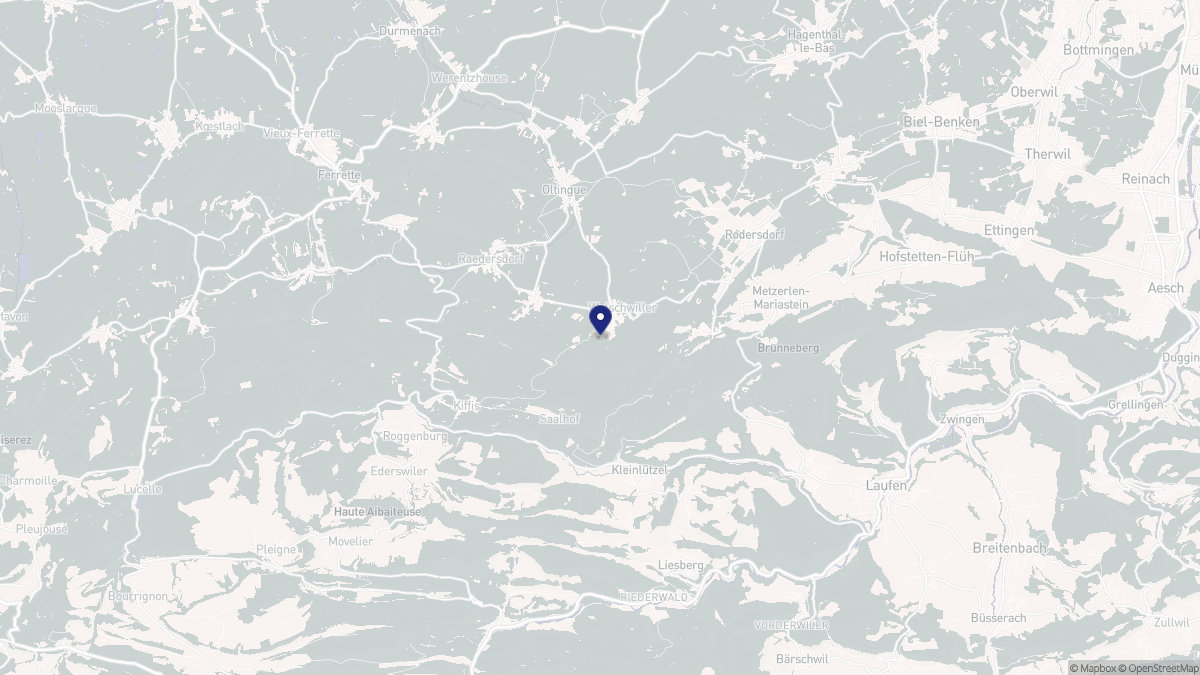 Aperçu cartographique de Wolschwiller, centré sur la commune