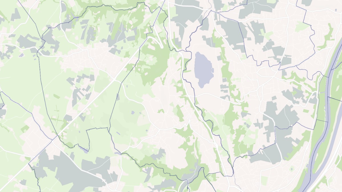 Aperçu cartographique de Montagny, centré sur la commune