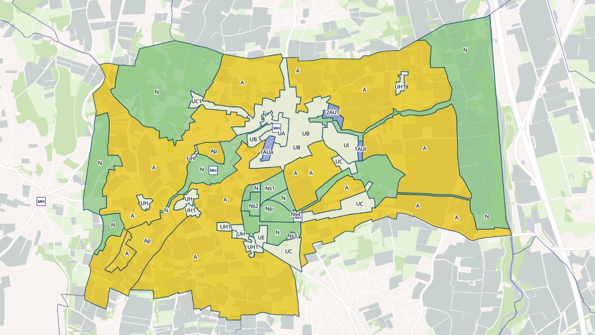 Aperçu cartographique de Morancé, centré sur la commune