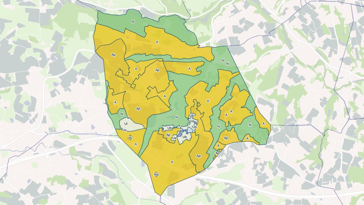 Aperçu cartographique de Sarcey, centré sur la commune
