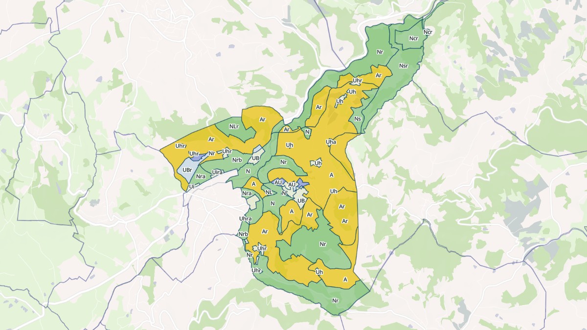 Aperçu cartographique de Saint-Genis-l'Argentière, centré sur la commune