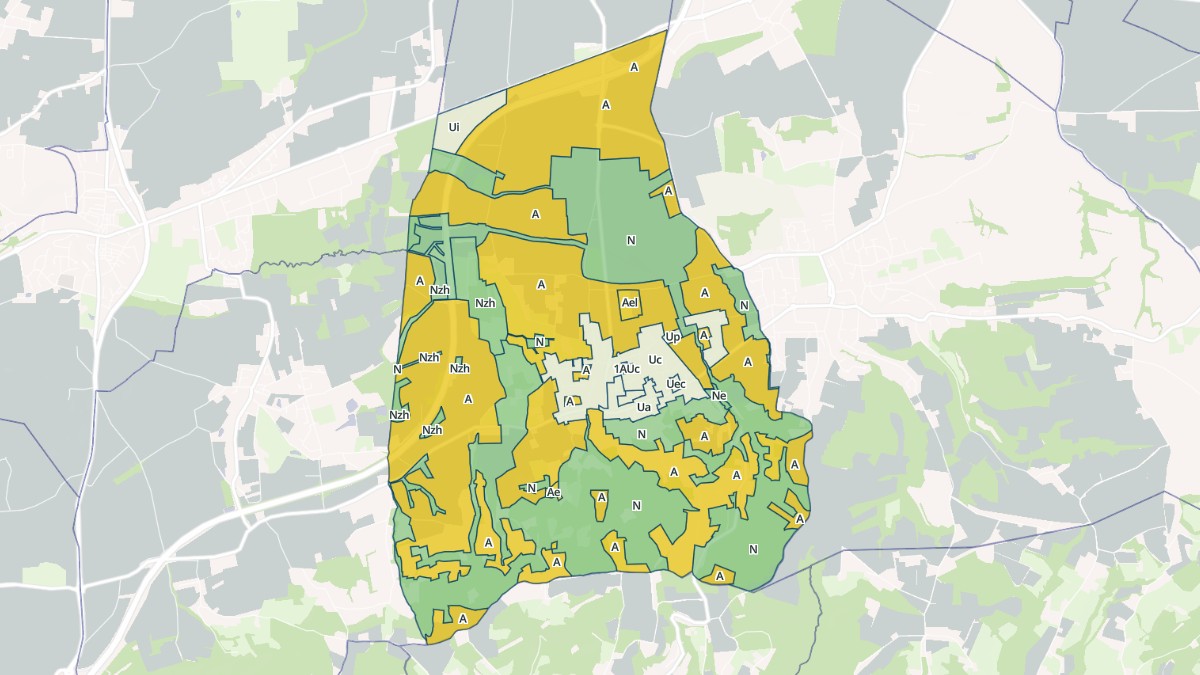 Aperçu cartographique de Marennes, centré sur la commune