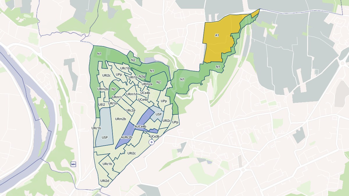 Aperçu cartographique de Sathonay-Camp, centré sur la commune