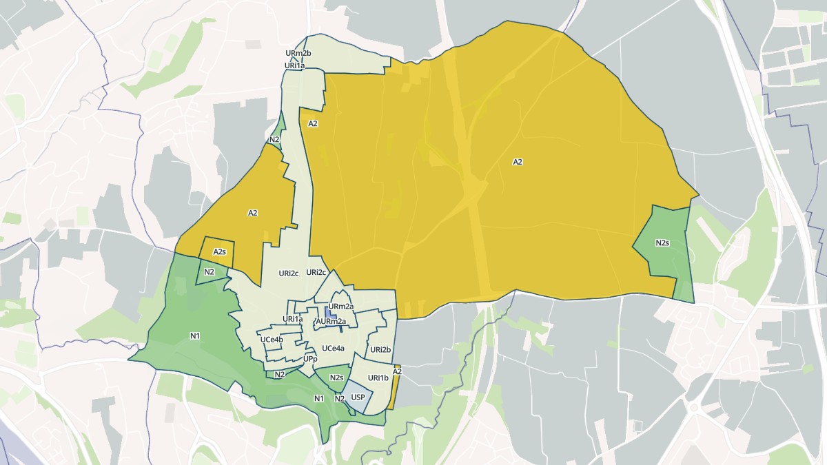 Aperçu cartographique de Sathonay-Village, centré sur la commune