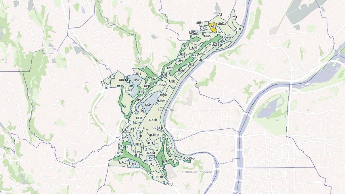 Aperçu cartographique de Lyon 9e Arrondissement, centré sur la commune