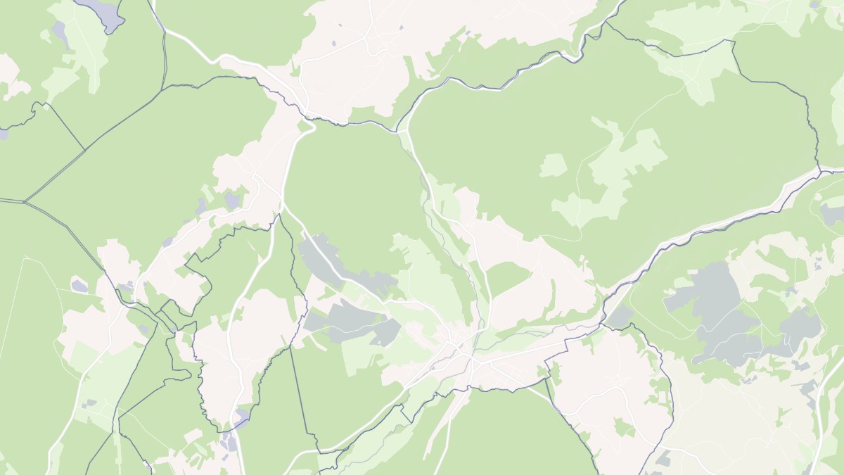 Aperçu cartographique de Aillevillers-et-Lyaumont, centré sur la commune
