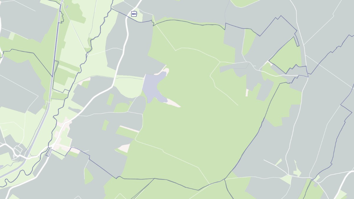 Aperçu cartographique de Attricourt, centré sur la commune