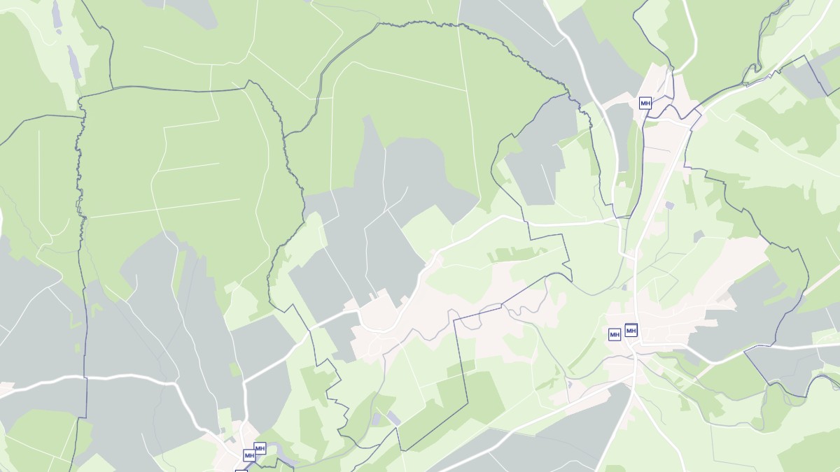 Aperçu cartographique de Bassigney, centré sur la commune