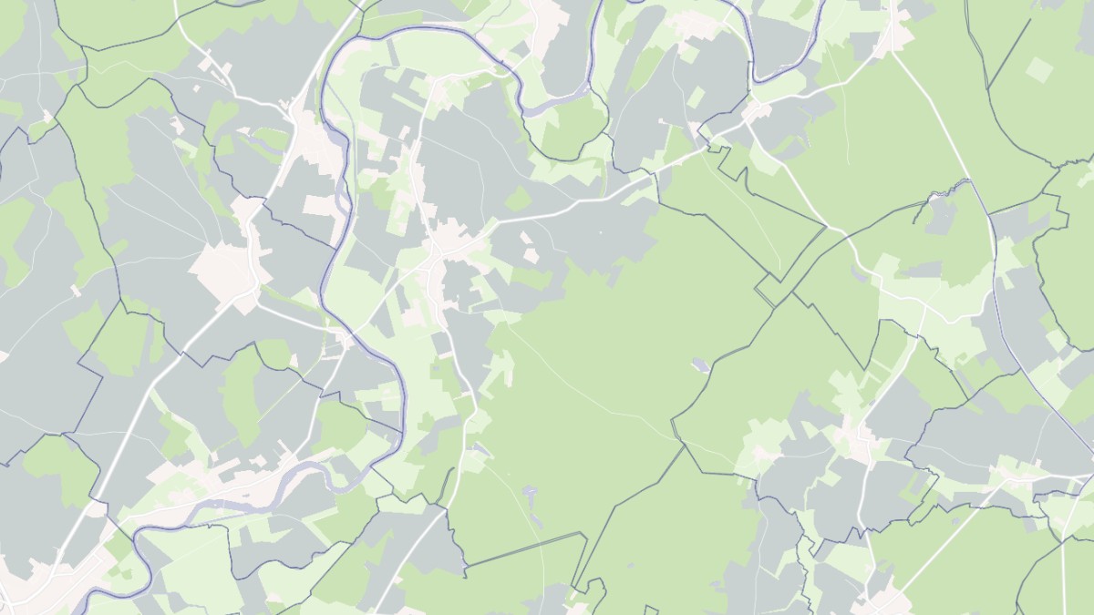 Aperçu cartographique de Beaujeu-Saint-Vallier-Pierrejux-et-Quitteur, centré sur la commune